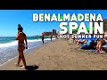 Benalmadena Spain Beach Walk Sizzling August 2021 Summer Costa del Sol | Málaga, Spain [4K]