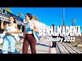 Benalmadena Beach Promenade Walk in January 2022, Malaga, Costa del Sol, Spain [4K]